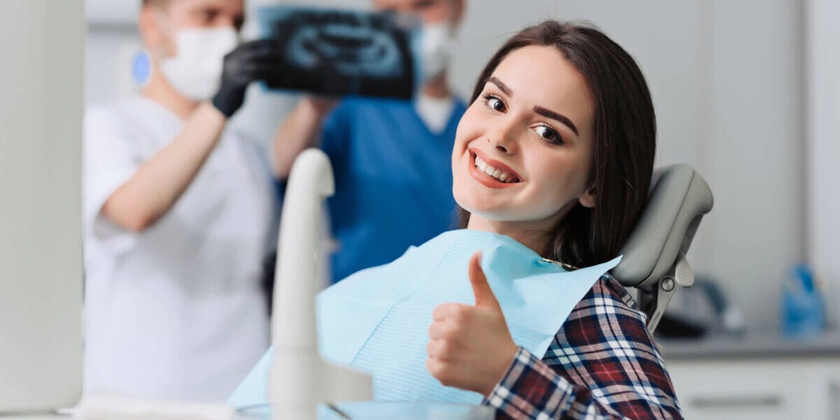 patient satisfied with the sedation dentistry in Georgia procedure