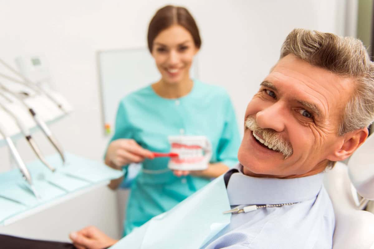 senior-patient-getting-affordable-dentures-in-dalton-ga