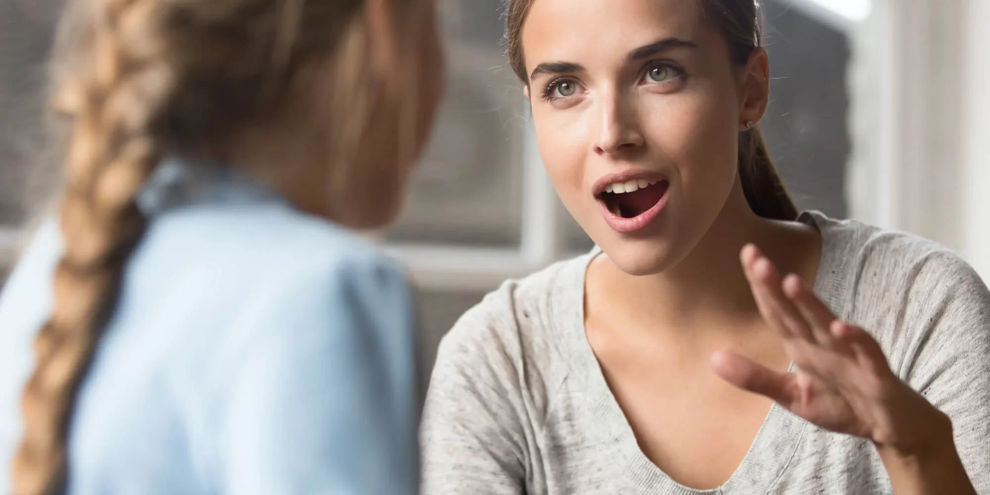 parent-talking-to-her-child-about-Pediatric-Dental-Exams-in-East-Point-GA parent talking to her child about Pediatric Dental Exams in East Point GA