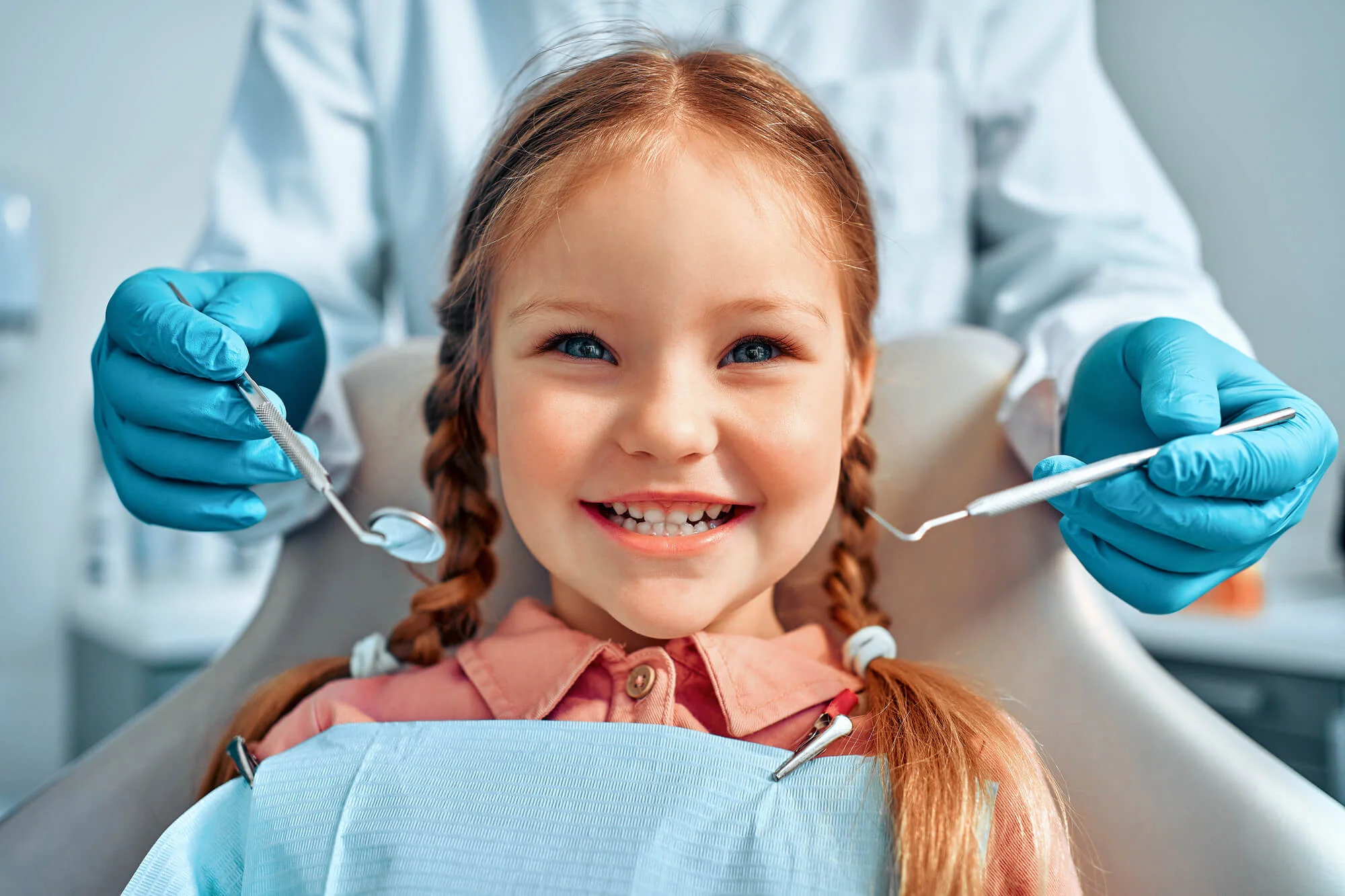 smiling before Pediatric Dental Exams in East Point GA